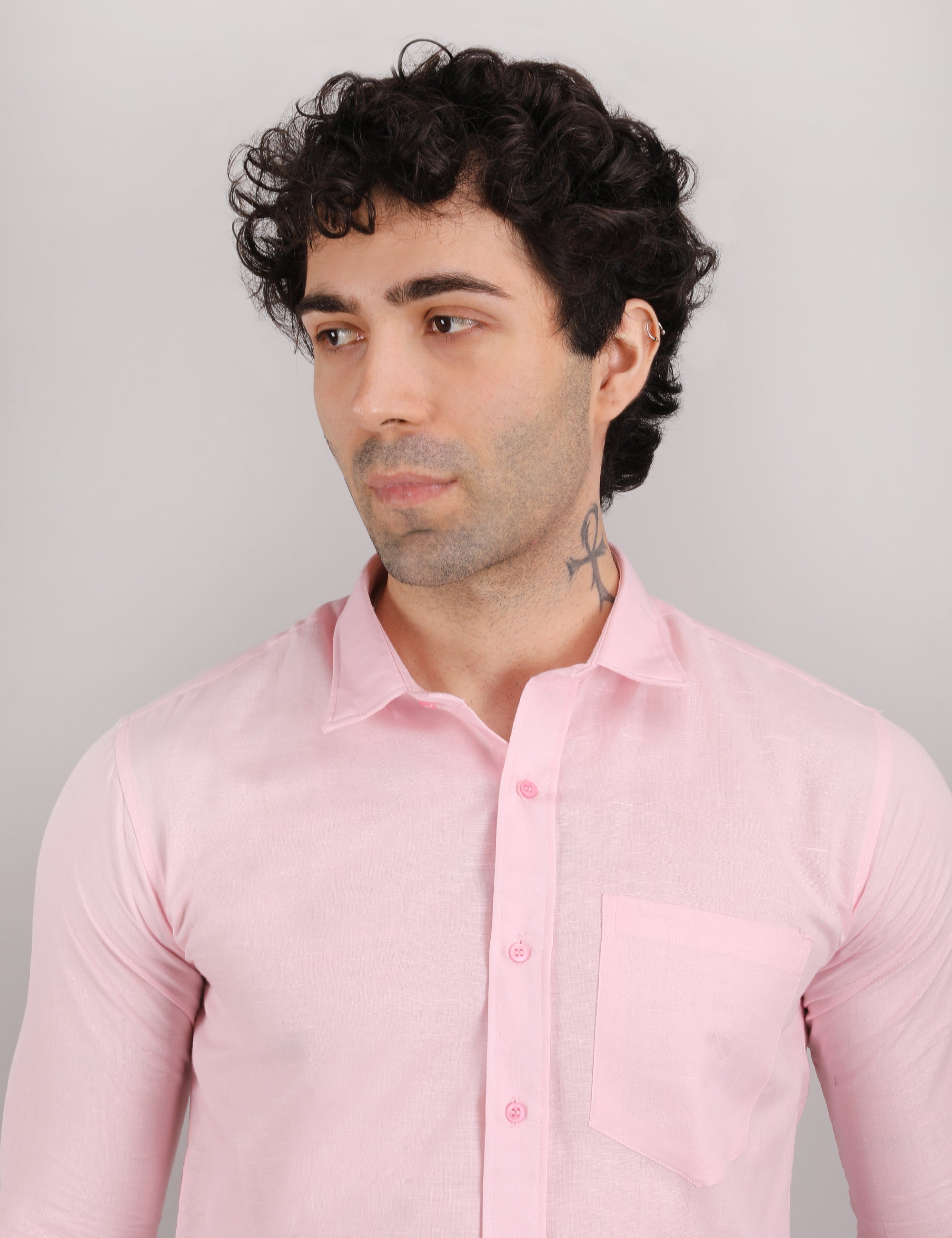 Cotton Linen: Blush Pink