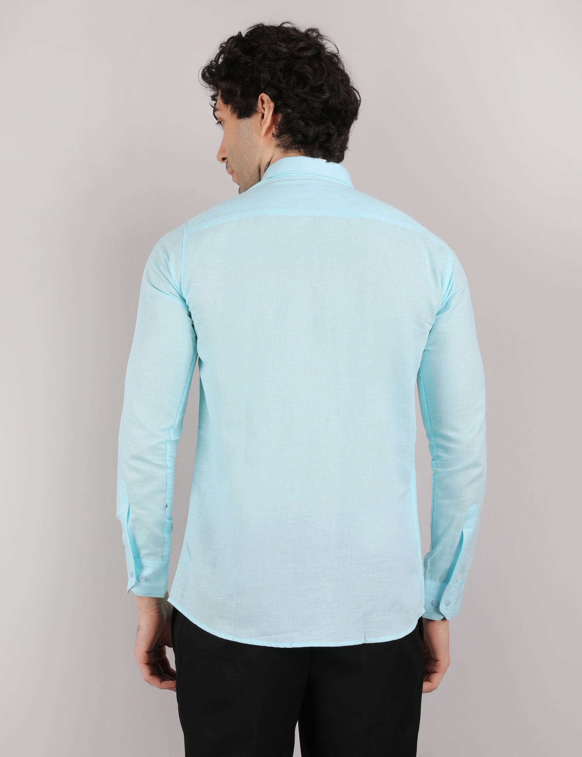 Cotton Linen: Sky Blue