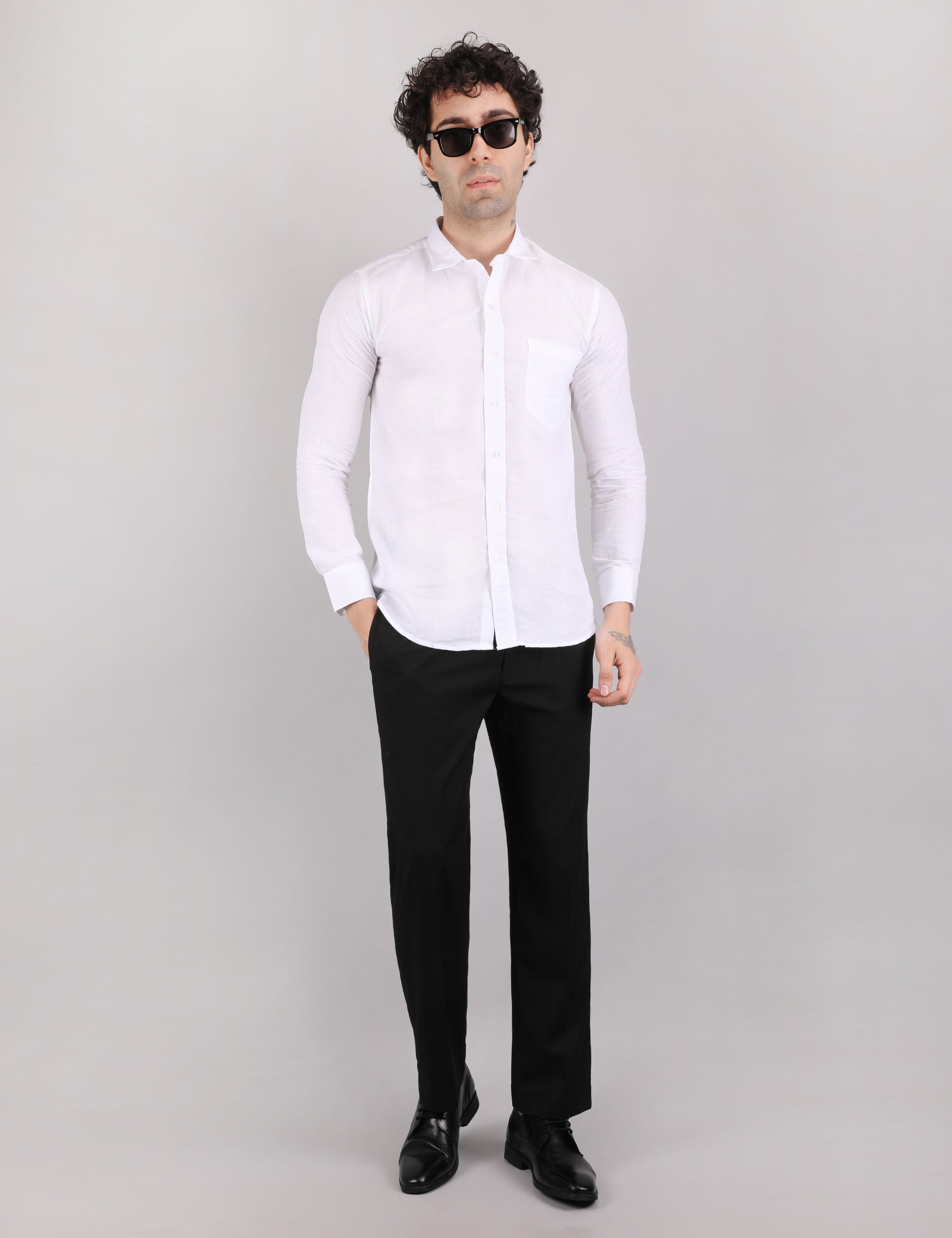 Cotton Linen: Pearl White