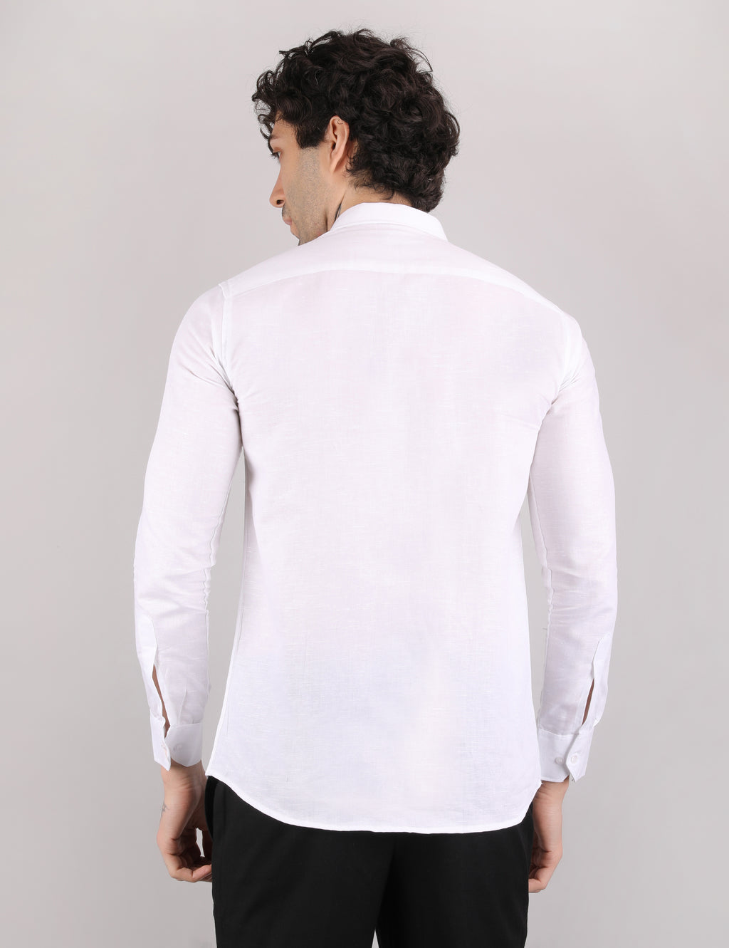 Cotton Linen: Pearl White