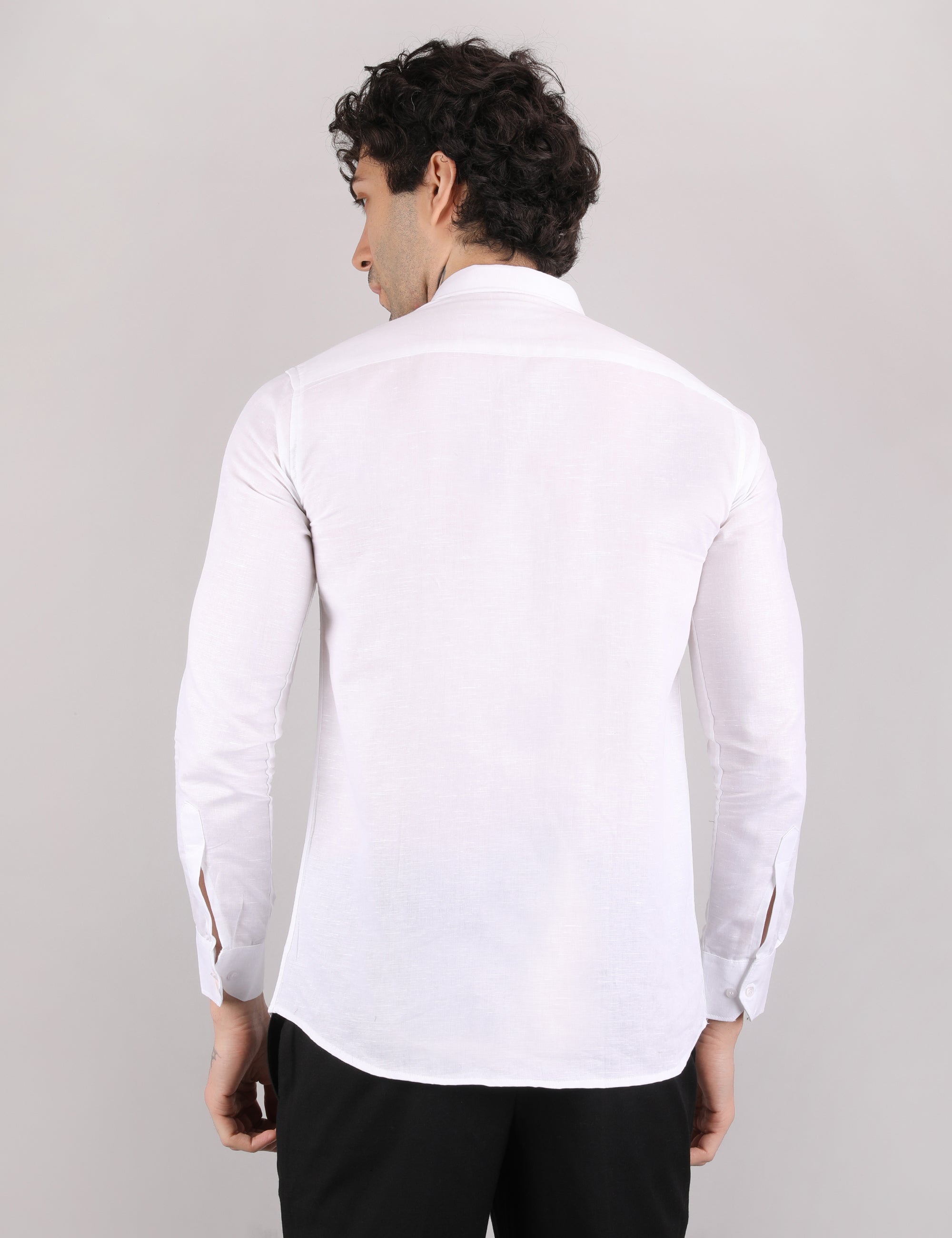 Cotton Linen: Pearl White