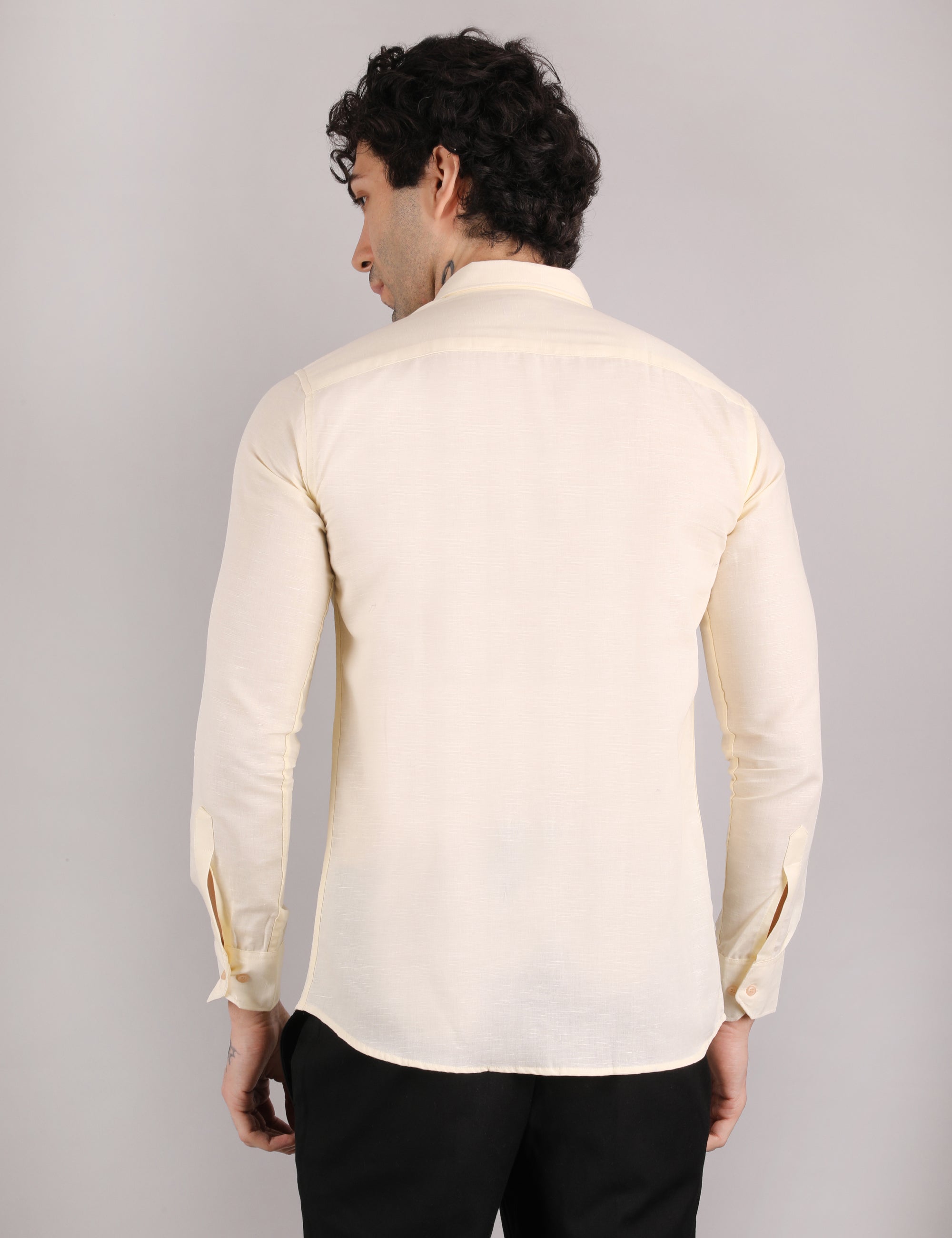 Cotton Linen: Ivory Cream